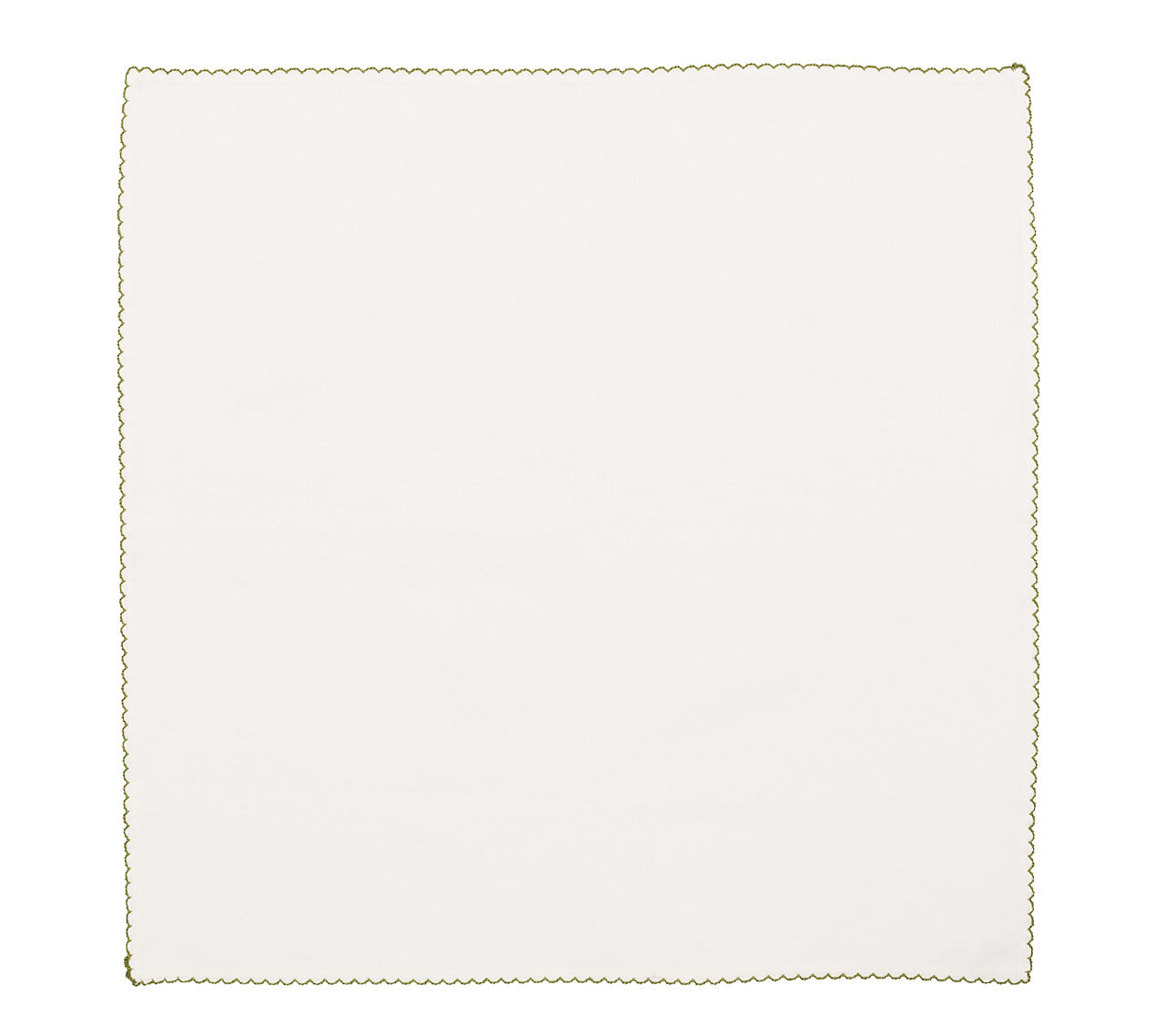 Casbah Napkin in White & Green