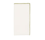 Casbah Napkin in White & Green