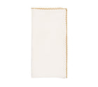 Casbah Napkin in White & Natural