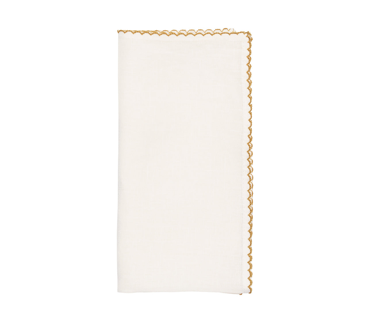 Casbah Napkin in White & Natural