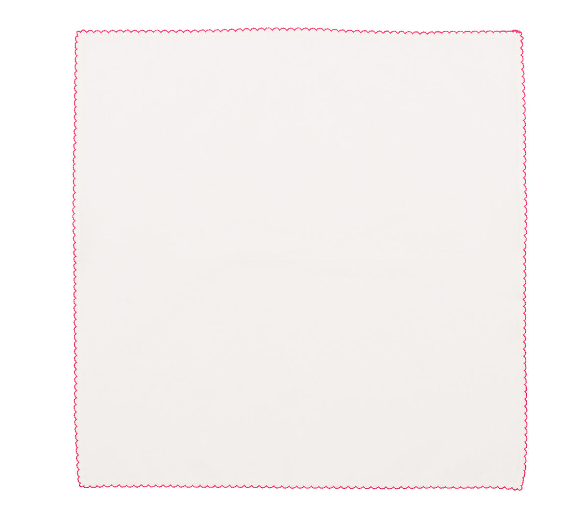 Casbah Napkin in White & Pink