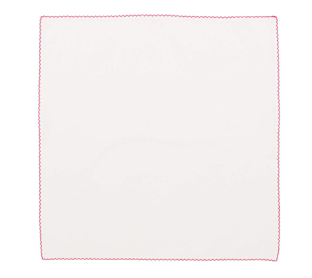 Casbah Napkin in White & Pink