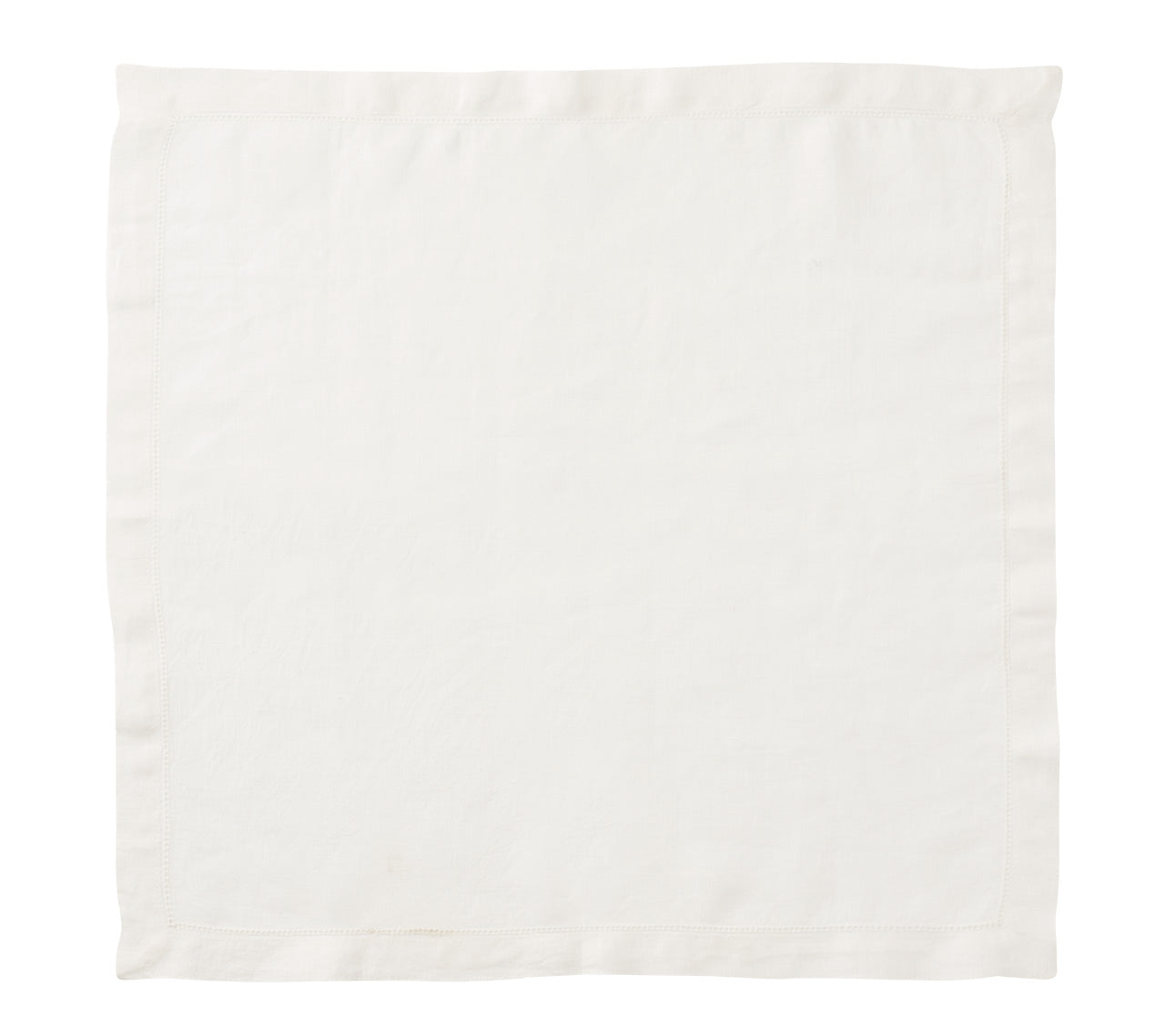 Hemstitch Napkin in White, Set of 4