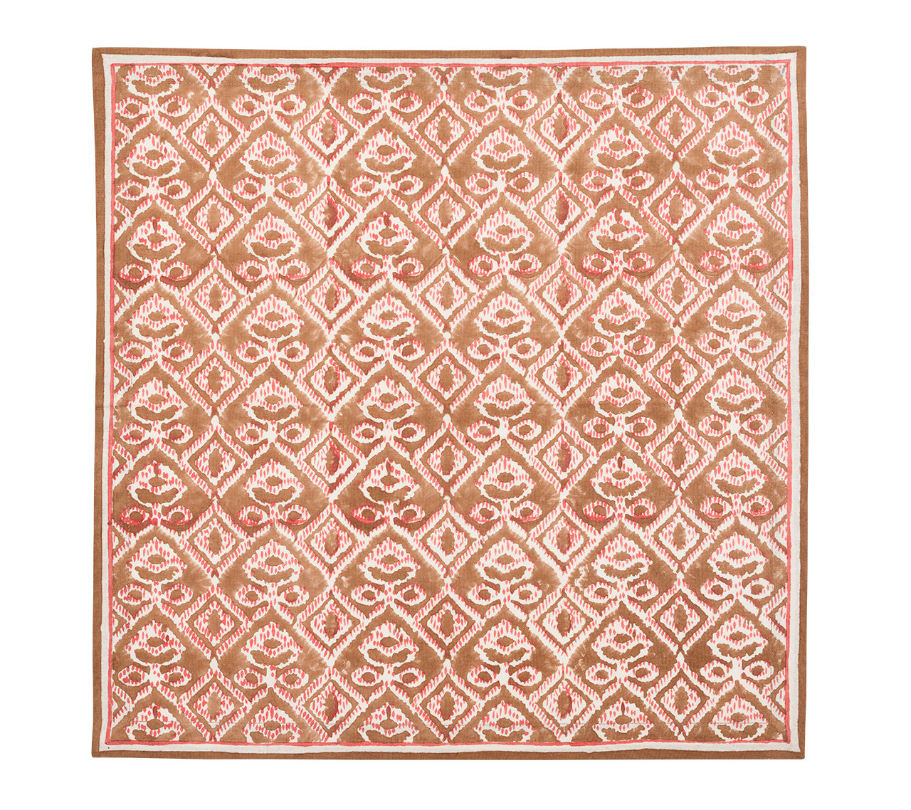 Alfresco Napkin in Brown & Orange