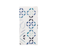 Malta Napkin in White & Blue, Set of 4