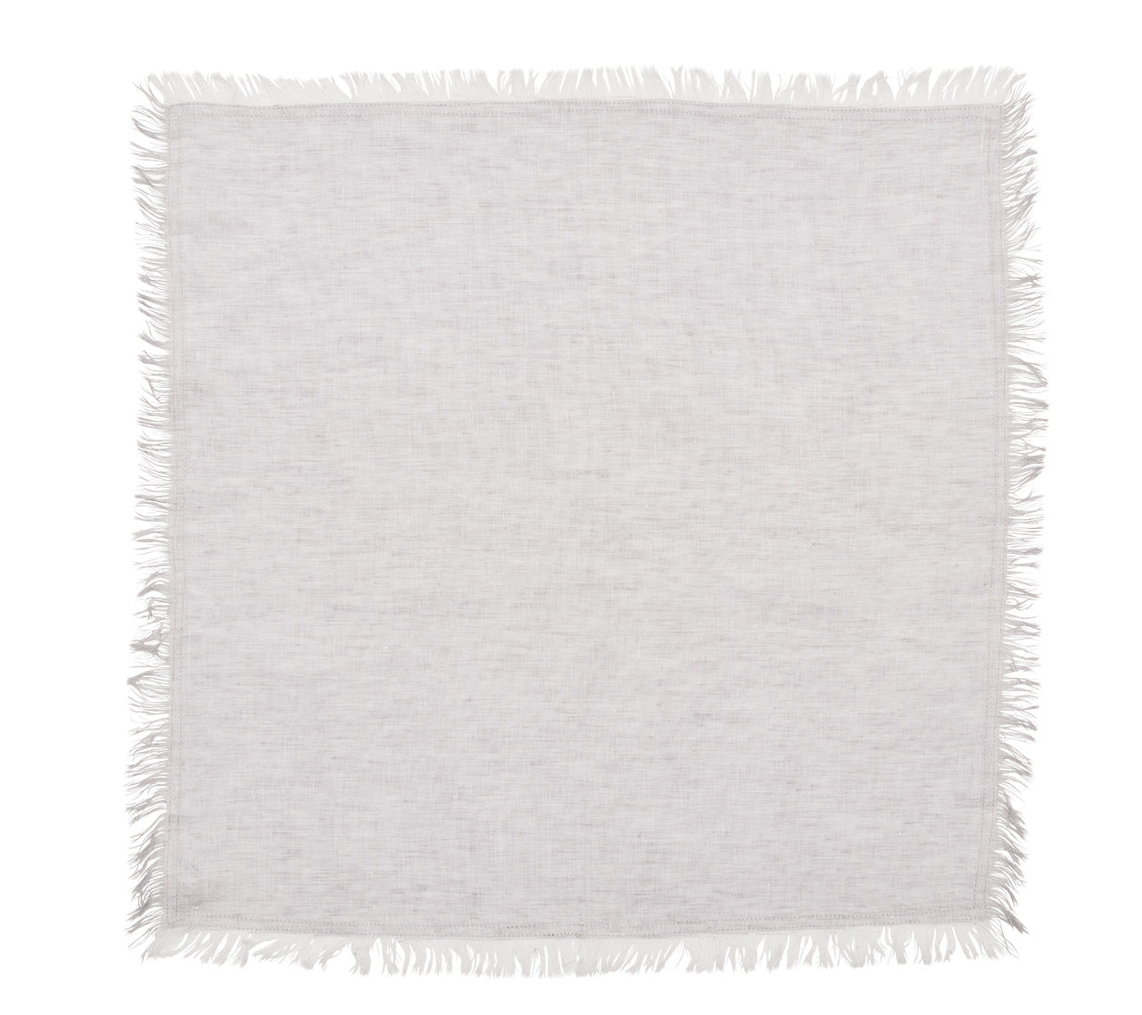 Chambray Fringe Napkins, Set of 4