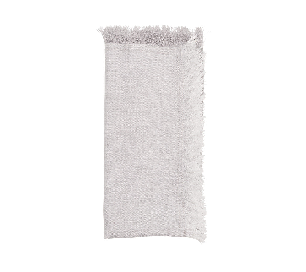 Chambray Fringe Napkins, Set of 4