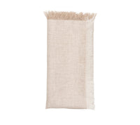 Chambray Fringe Napkin in Natural, Set of 4