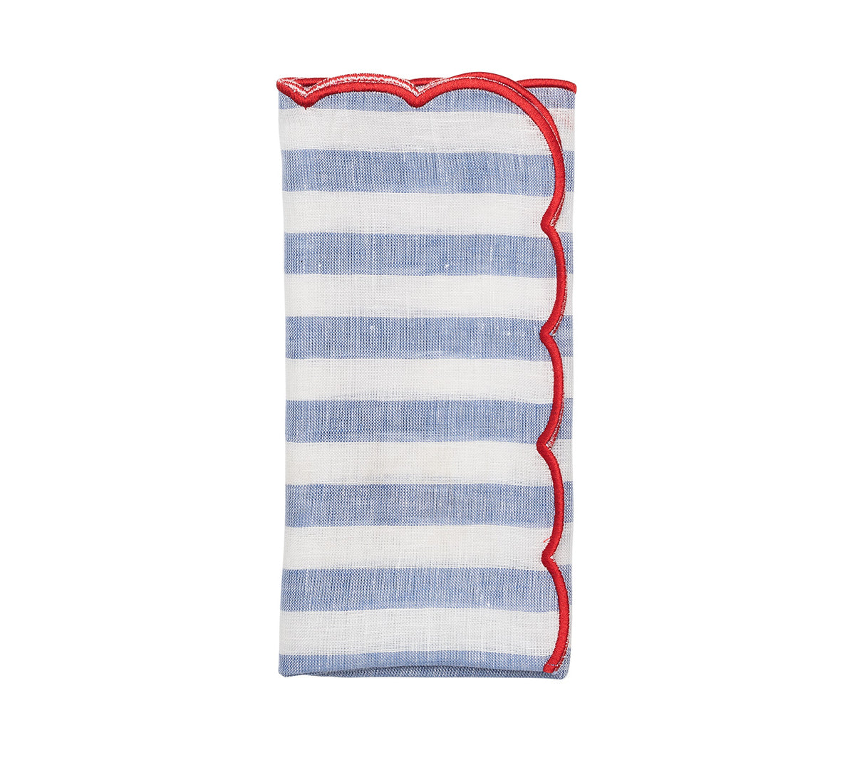 Amalfi Napkin in Red, White & Blue, Set of 4