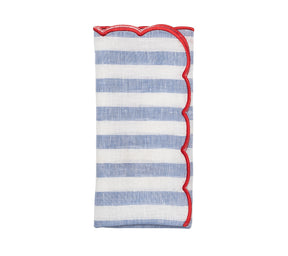 Amalfi Napkin in Red, White & Blue, Set of 4