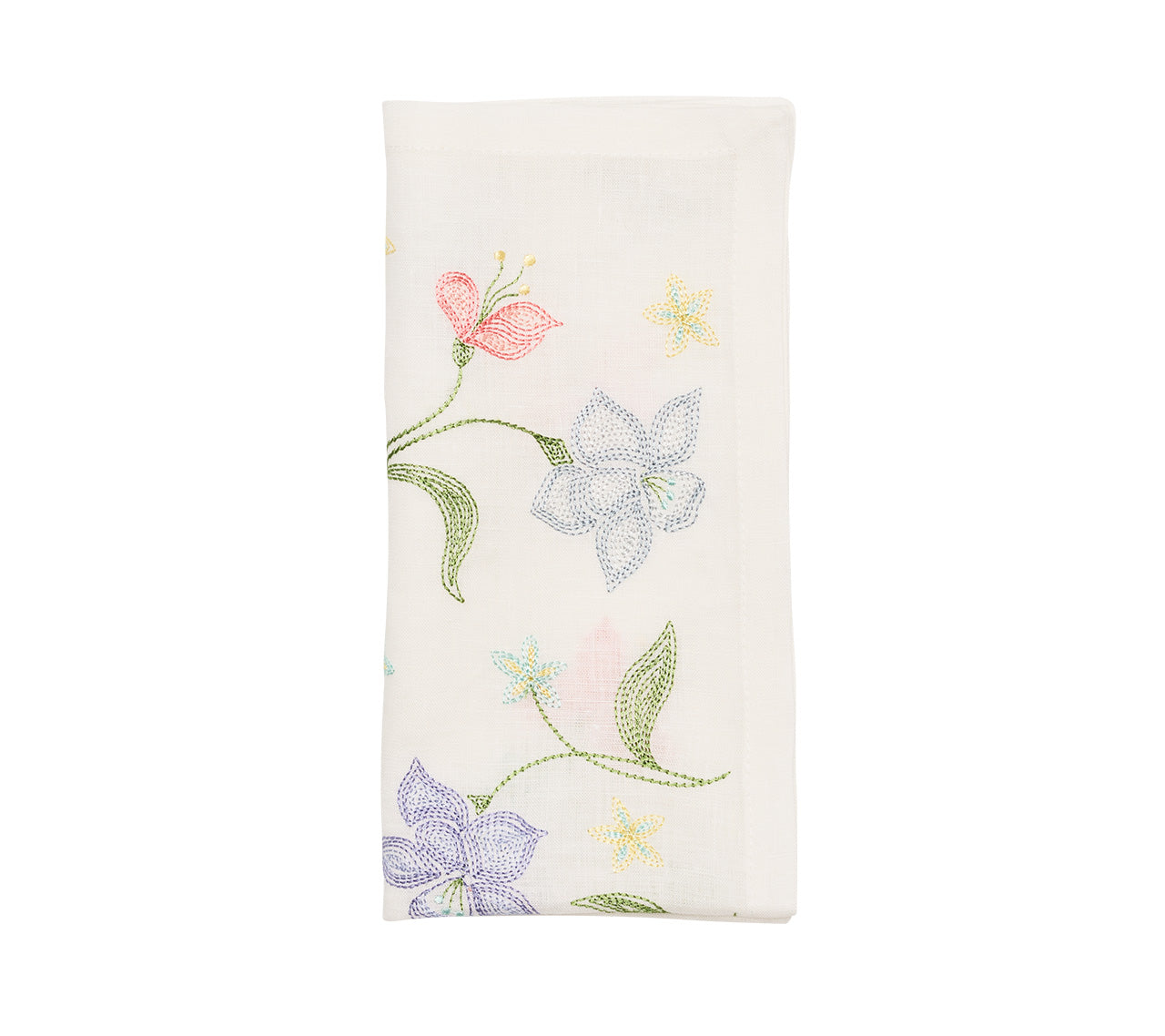 Vista Napkin in White & Multi, Set of 4