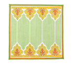 Filigree Napkin in White, Yellow & Green, Set of 4