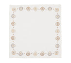 Carnation Napkin in White, Natural & Gray, Set of 4
