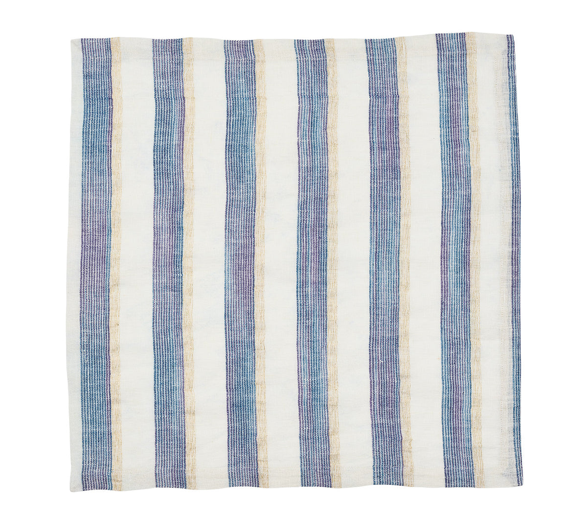 Broad Stripe Napkin in Blue & White, Set of 4