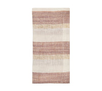Broad Stripe Napkin in Brown & White, Set of 4