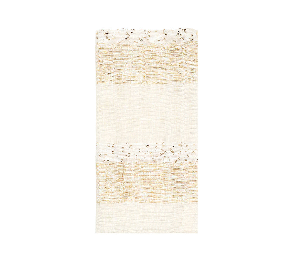 Sample: Spectra Napkin in White & Gold