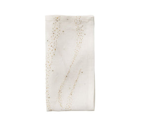 Kim Seybert, Inc.Star Spray Napkin in White & Gold & Silver, Set of 4Napkins