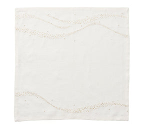 Kim Seybert, Inc.Star Spray Napkin in White & Gold & Silver, Set of 4Napkins