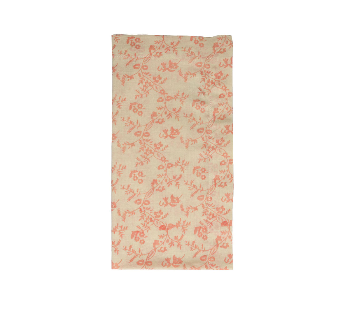 Sample: Tess Napkin in Ivory & Blush