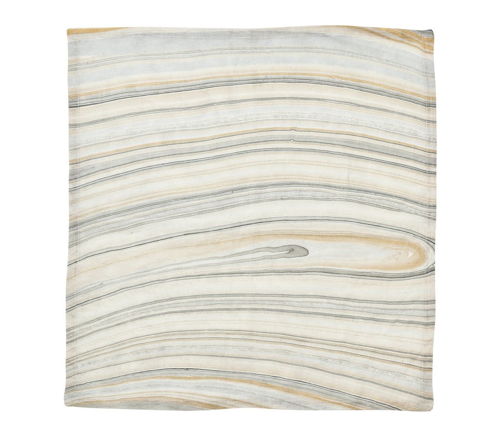 Kim Seybert, Inc.Marbled Napkin in Beige, Taupe & Gray, Set of 4Napkins