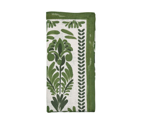 Botanica Napkin in Ivory & Green, Set of 4