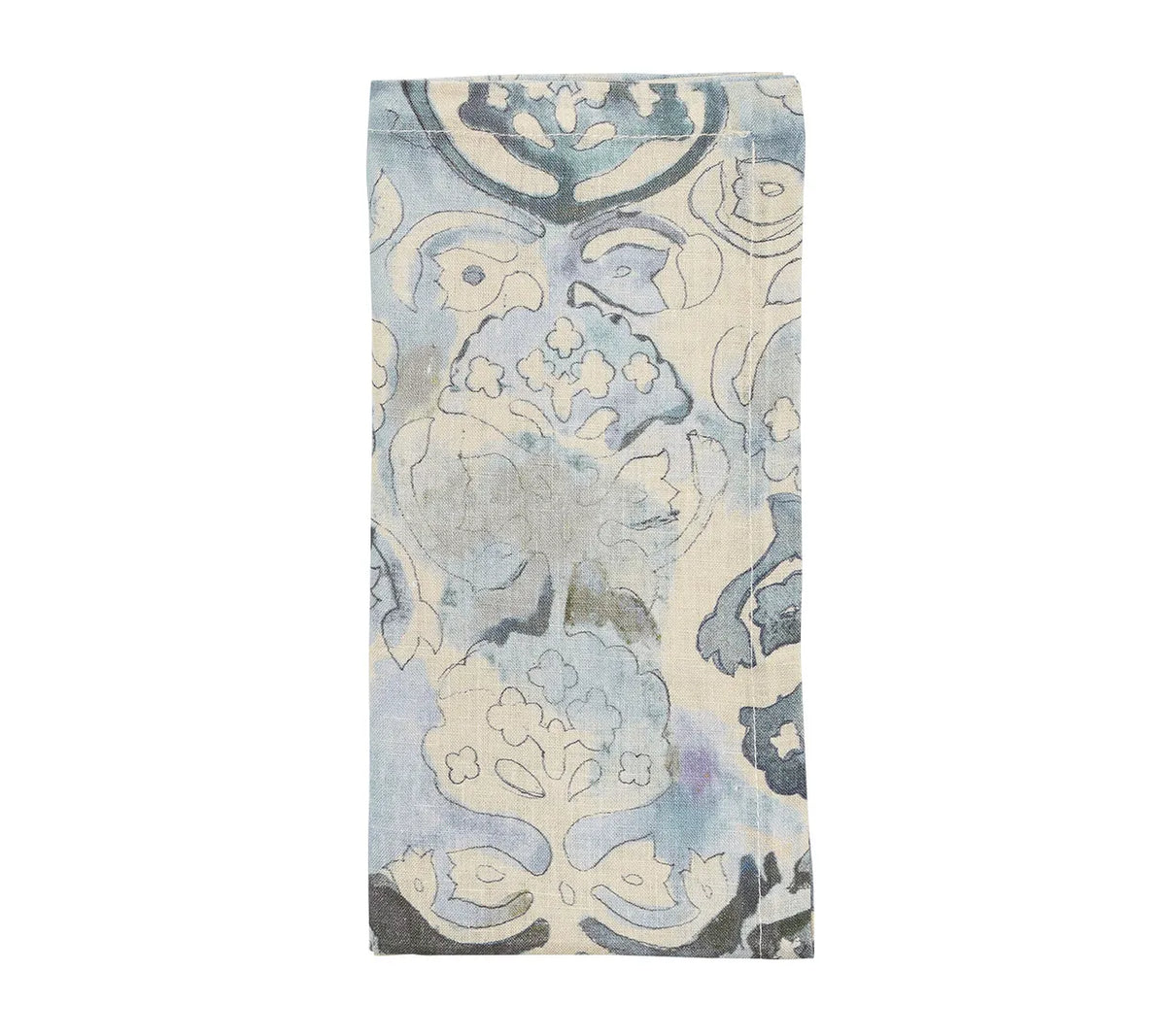 Giverny Napkin in Blue & Gray, Set of 4