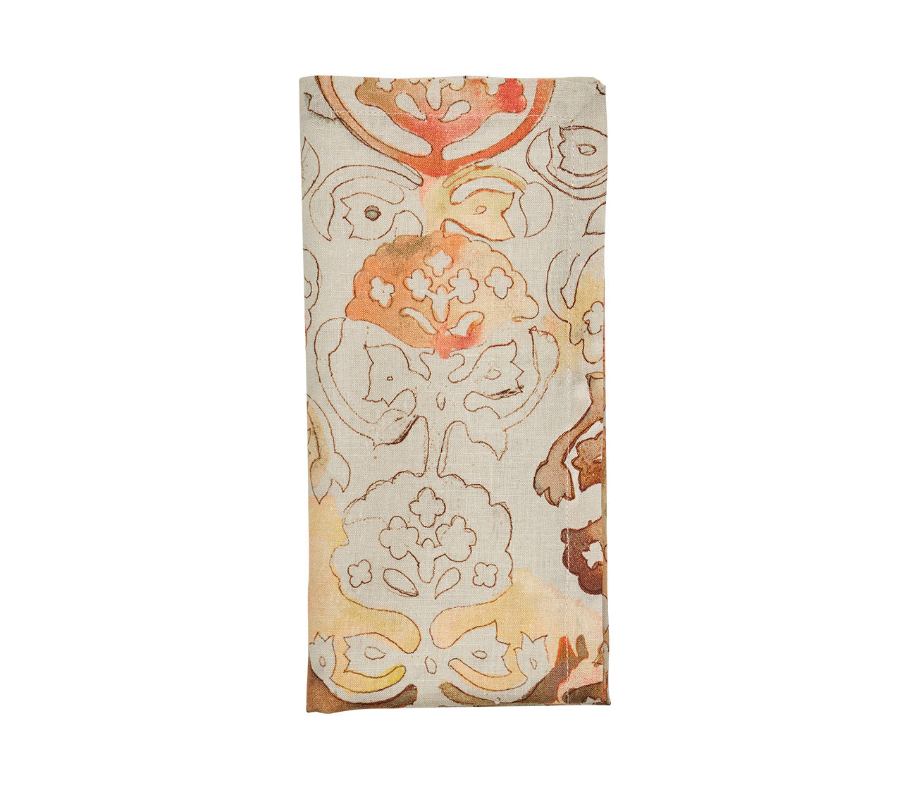 Giverny Napkin in Natural & Brown, Set of 4