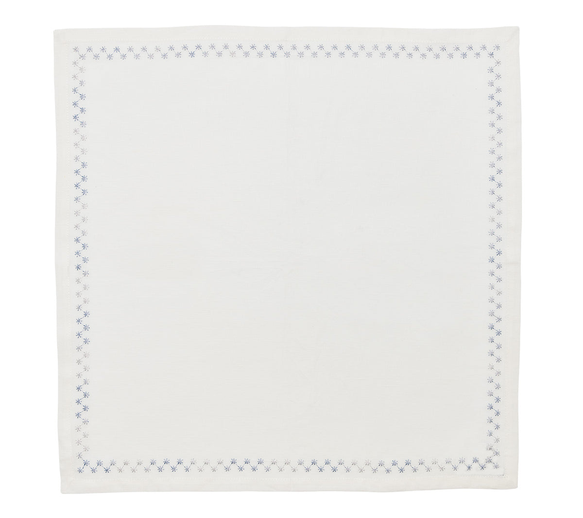 Starry Night Napkin in White & Blue, Set of 4