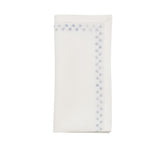 Starry Night Napkin in White & Blue, Set of 4