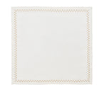 Starry Night Napkin in White & Gold, Set of 4
