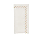 Starry Night Napkin in White & Gold, Set of 4