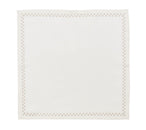 Starry Night Napkin in White & Silver, Set of 4