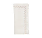 Starry Night Napkin in White & Silver, Set of 4