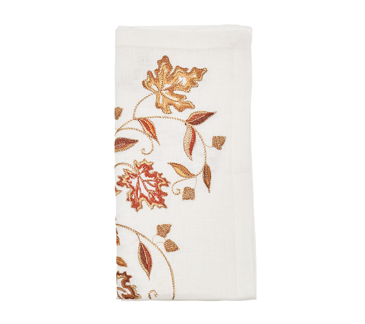 Harvest Napkin in White & Multi, Set of 4