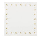 Clover Napkin in White & Sage, Set of 4