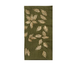 Gilded Breeze Napkin in Olive & Gold, Set of 4