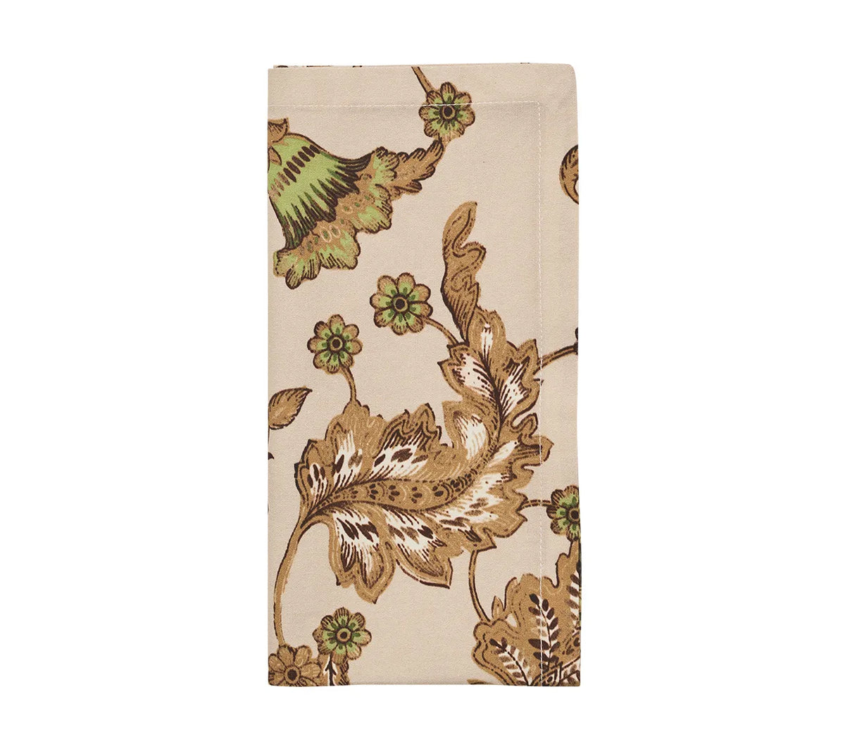 Paisley Vine Napkin in Beige & Multi, Set of 4