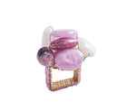 Kim Seybert, Inc.Sea Stone Napkin Ring in Lilac, Set of 4Napkin Rings