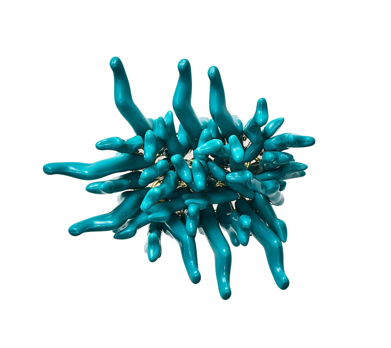 Amalfi Napkin Ring in Turquoise, Set of 4 in a Gift Box