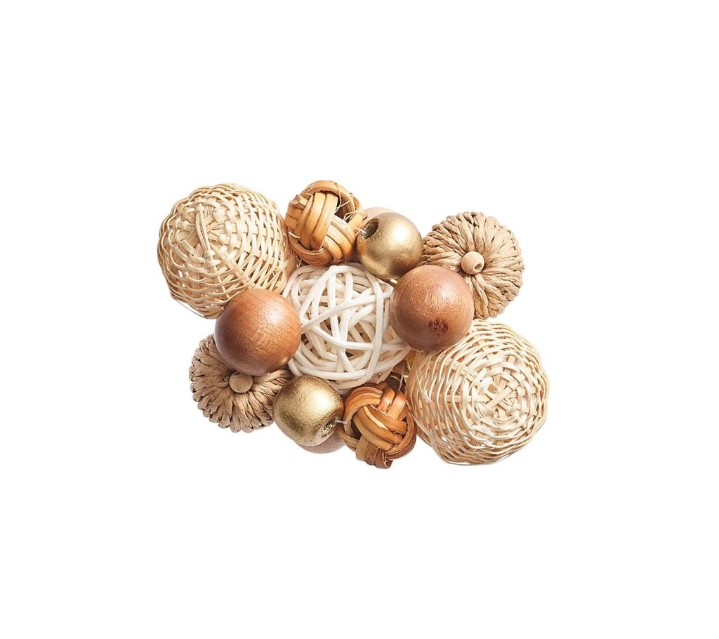 Sample: Java Napkin Ring in Natural & Brown