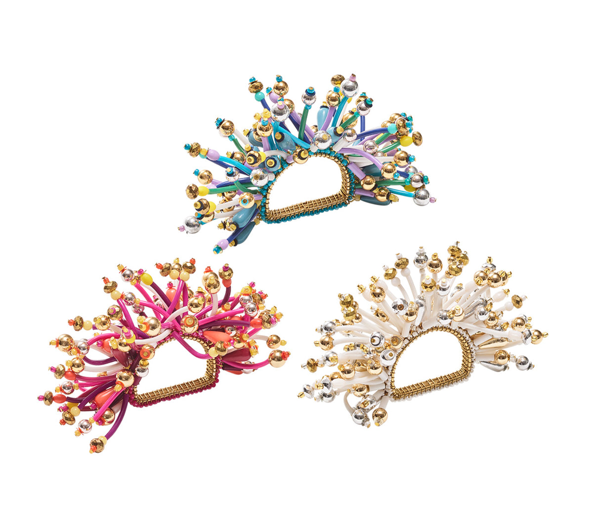 Fun Burst Napkin Rings, Set of 4