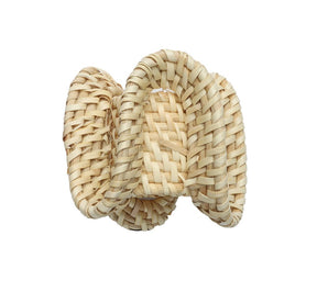 Kim Seybert, Inc.Ruffle Napkin Ring in Natural, Set of 4Napkin Rings