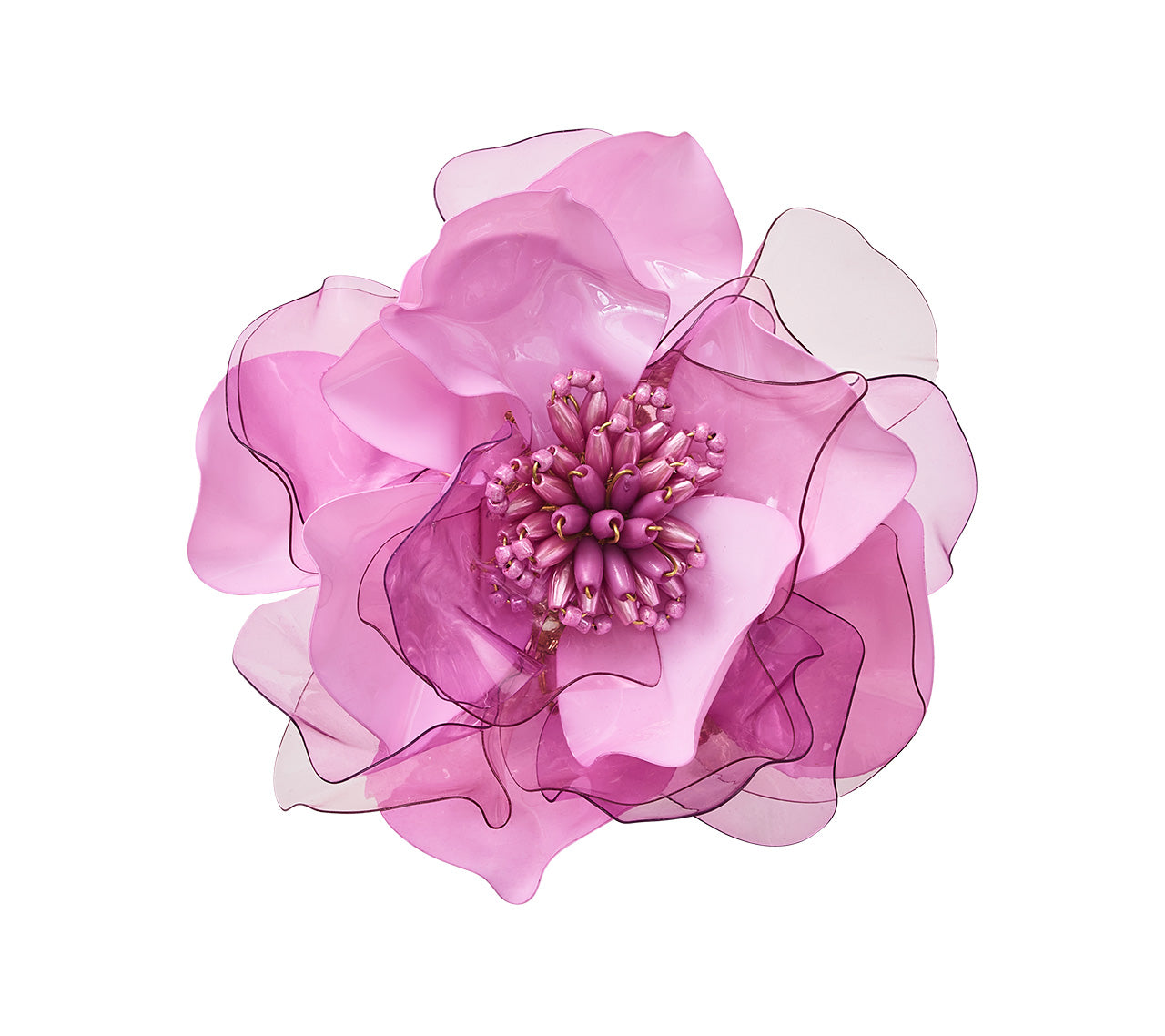 Kim Seybert Luxury Gardenia Napkin Ring in Lilac