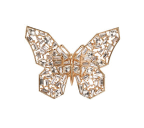 Kim Seybert, Inc.Papillon Napkin Ring in Gold & Crystal, Set of 4 in a Gift BoxNapkin Rings