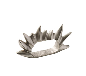 Flame Napkin Ring in Silver, Set of 4