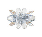 Spectra Napkin Ring in Glacier Blue, Set of 4 in a Gift Box