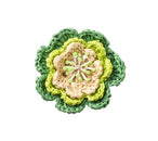 Pareo Napkin Ring in Lime & Green, Set of 4