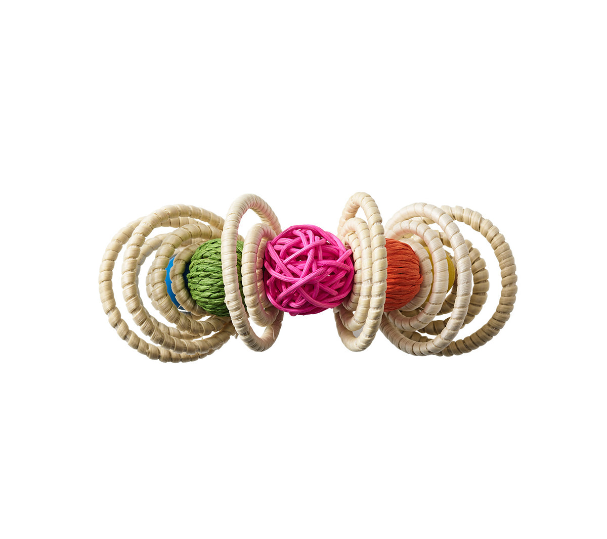 Calypso Napkin Ring in Multi, Set of 4