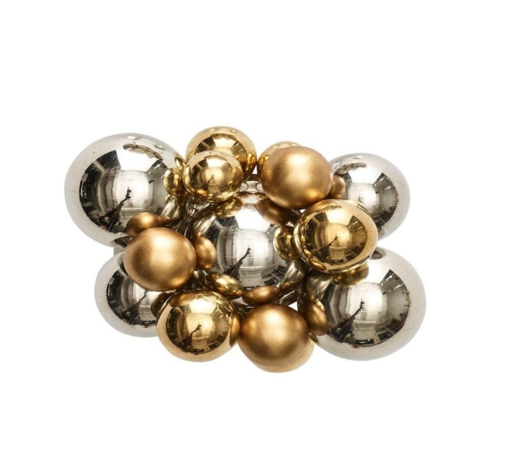 Kim Seybert, Inc.Bauble Napkin Ring in Gold & Silver, Set of 4Napkin Rings