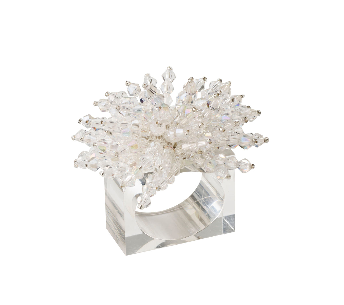 Sample: Brilliant Napkin Ring in Clear